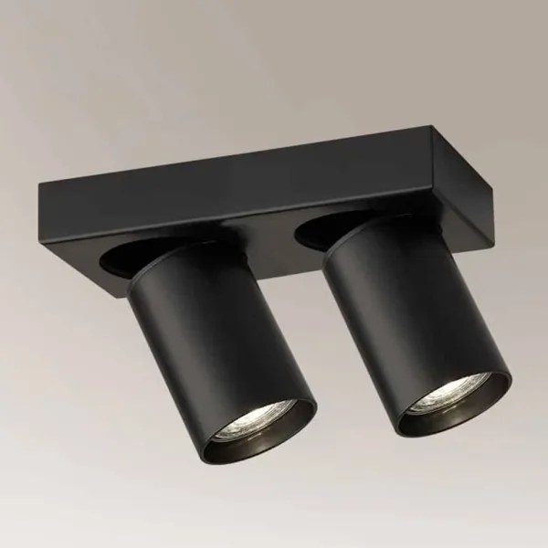 Spot TARUMI 2xGU10/15W/230V negru Shilo 7972
