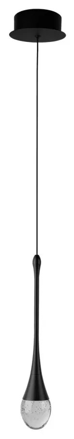 Pendul LED design decorativ DALMA 1 BK