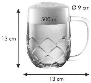 Tescoma Pahar de bere myBEER Lupulus, 0,5 l