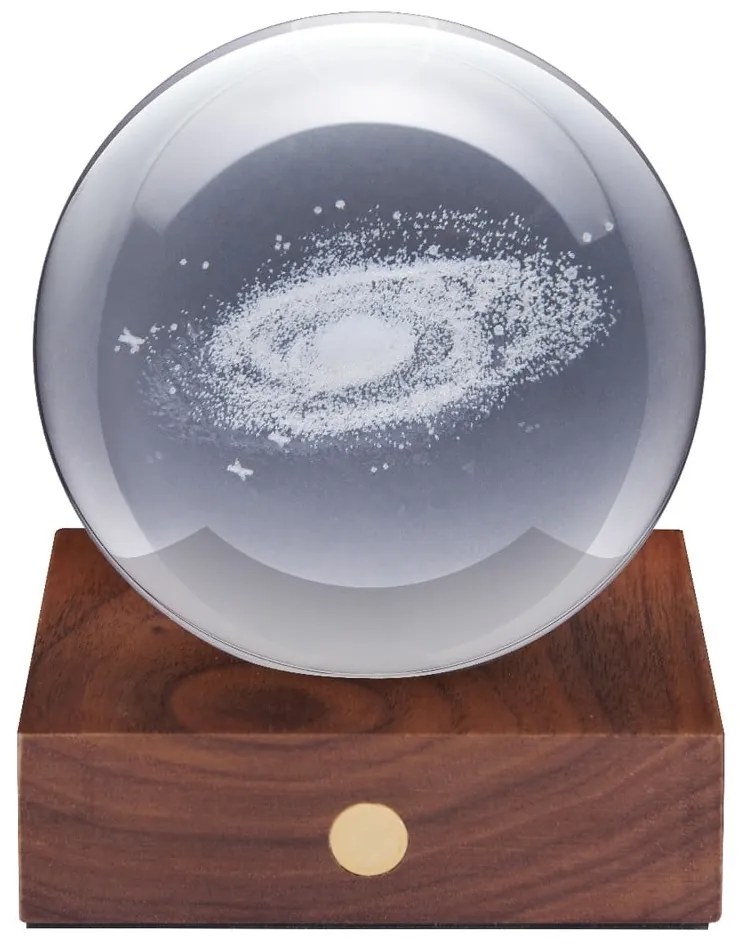 Decorațiune luminoasă maro închis cu USB Amber – Gingko