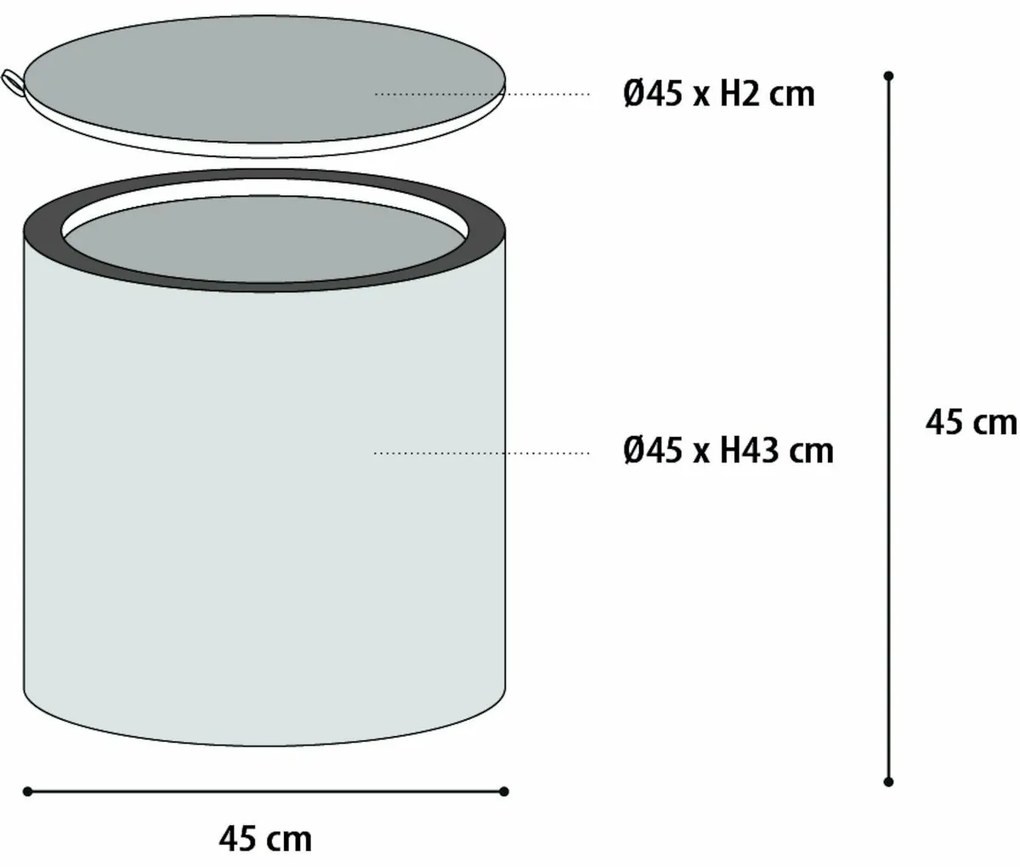 Flamingo Scărpinător pentru pisici 3 în 1 OTTOMANbej, 46 cm