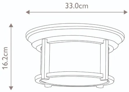 Plafonieră de exterior Feiss FE-MERRILL-F MERRIL 2xE27/60W/230V IP44
