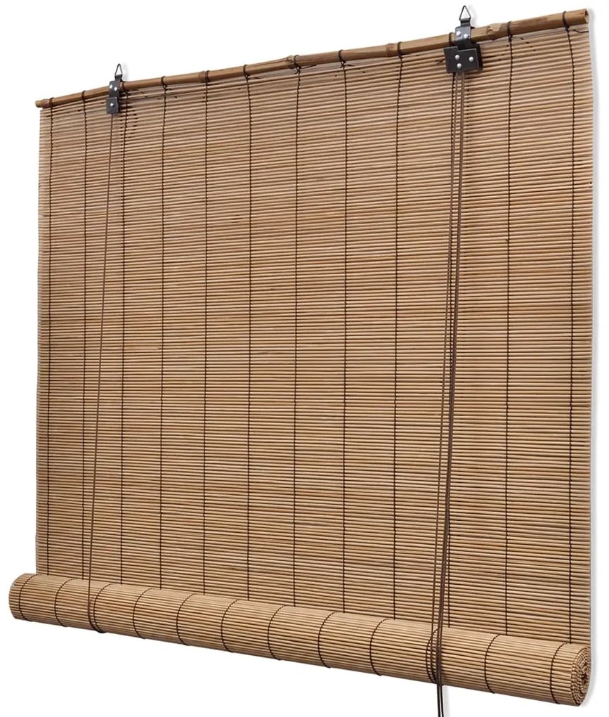 241330 vidaXL Jaluzele rulabile, 140 x 160 cm, bambus natural
