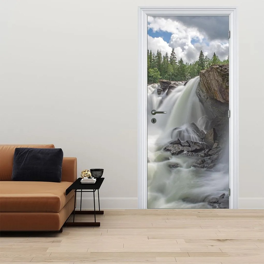 Fototapet pentru ușă - Cascadele (95x205cm)