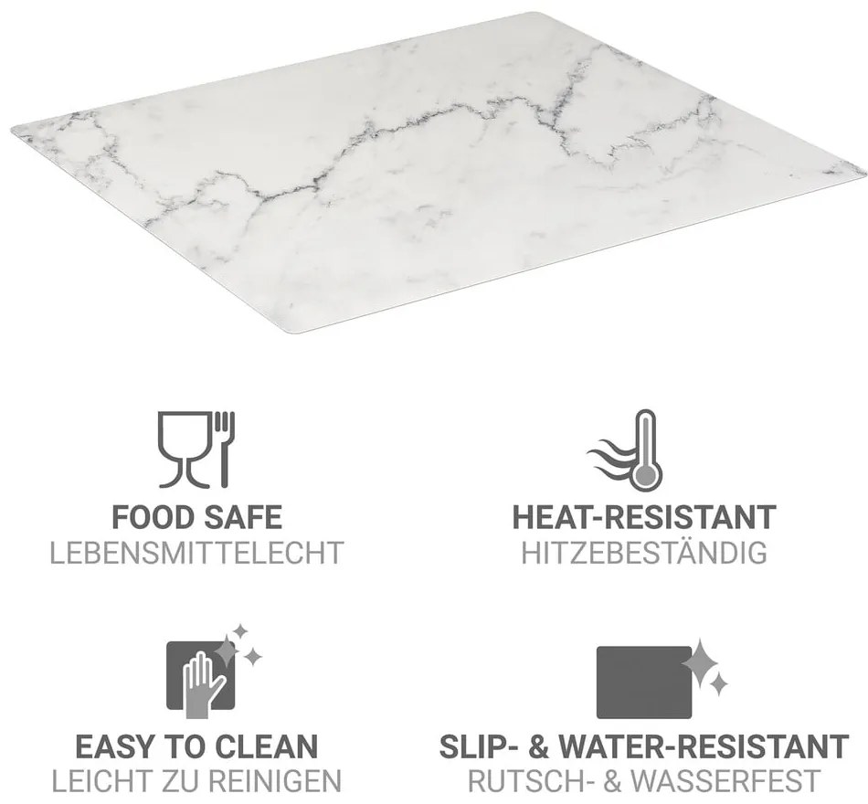 Protecție de aragaz din PVC 60x52 cm Marble – Wenko