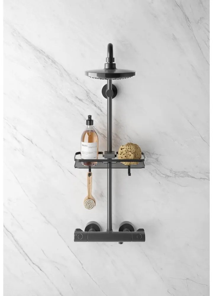 Raft pentru baie Metaltex Origine, negru