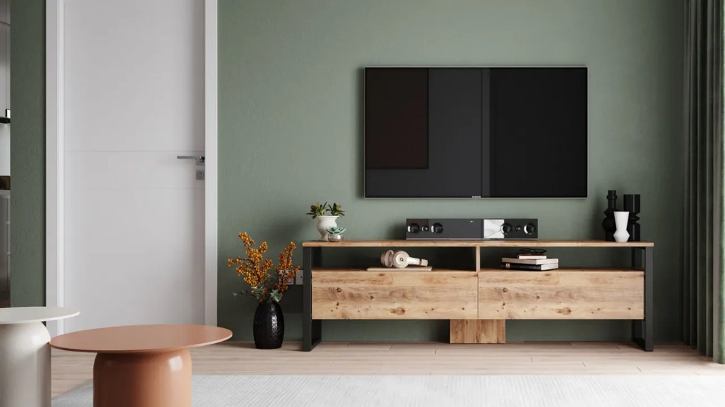 Ansamblu Comoda TV ML19-A Atlantic Pine