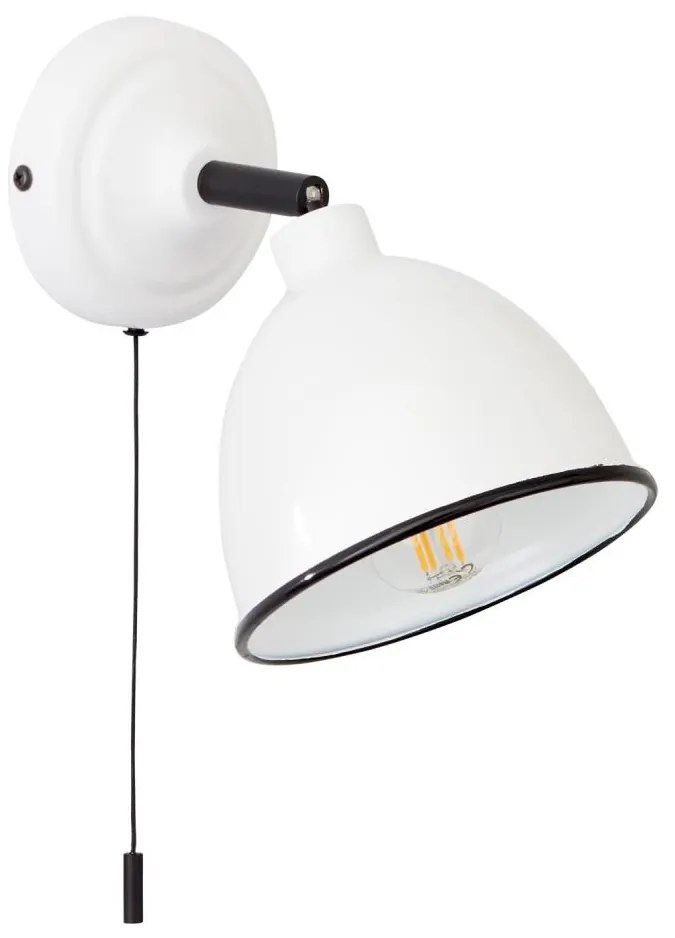 Spot de perete Brilliant TELIO 1xE14/28W/230V alb