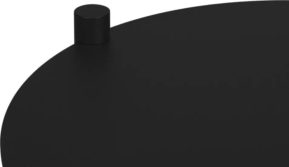 Măsuță auxiliară rotundă din oțel 41x40 cm Ande – noo.ma