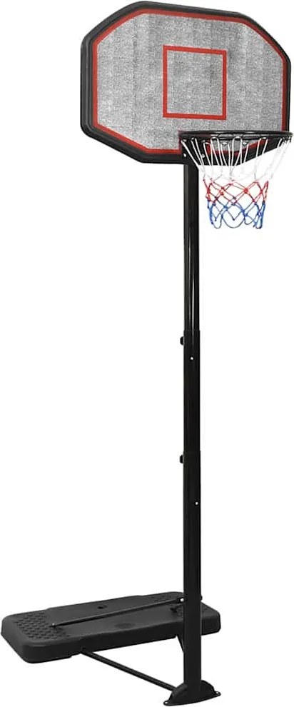 vidaXL Suport cu coș de baschet, negru, 258-363 cm, polietilenă