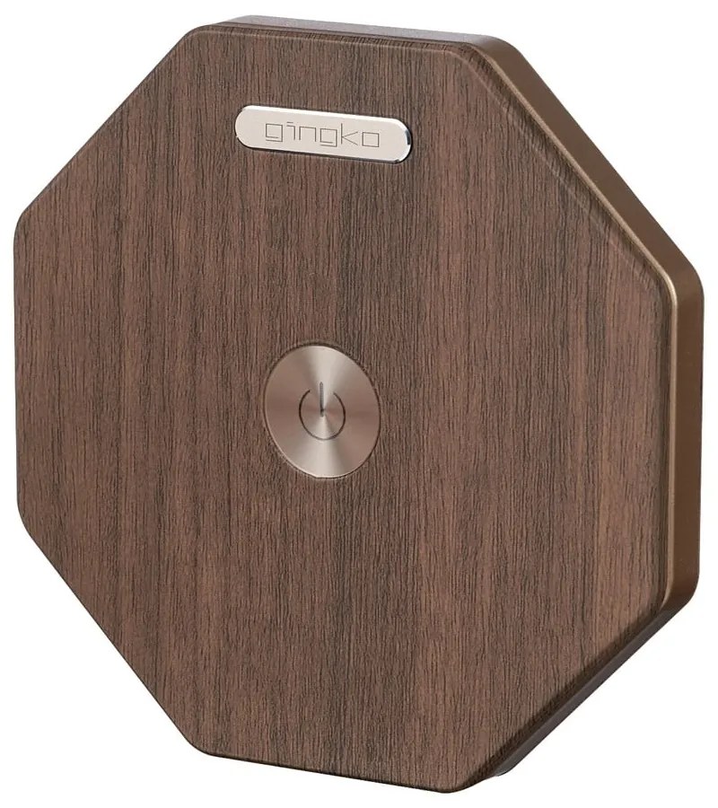 Decorațiune luminoasă maro cu USB ø 12 cm Twist Hexagon – Gingko