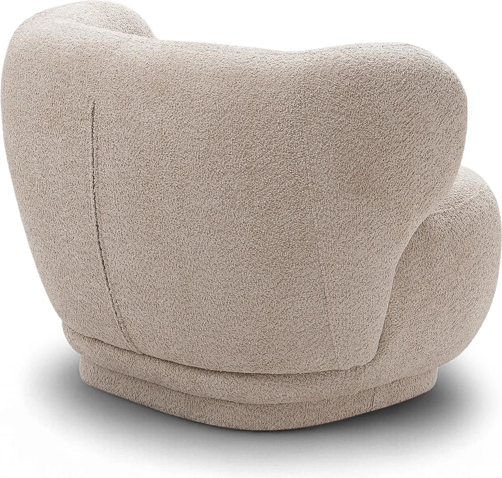 Fotoliu Skindi - bouclé bej Catch Me 02