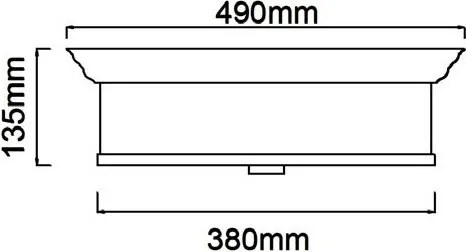 Open Design OR84917 - Plafonieră FAMBURO, 4 x E14, 12 W, 230 V, Ø 38 cm, finisaj alamă