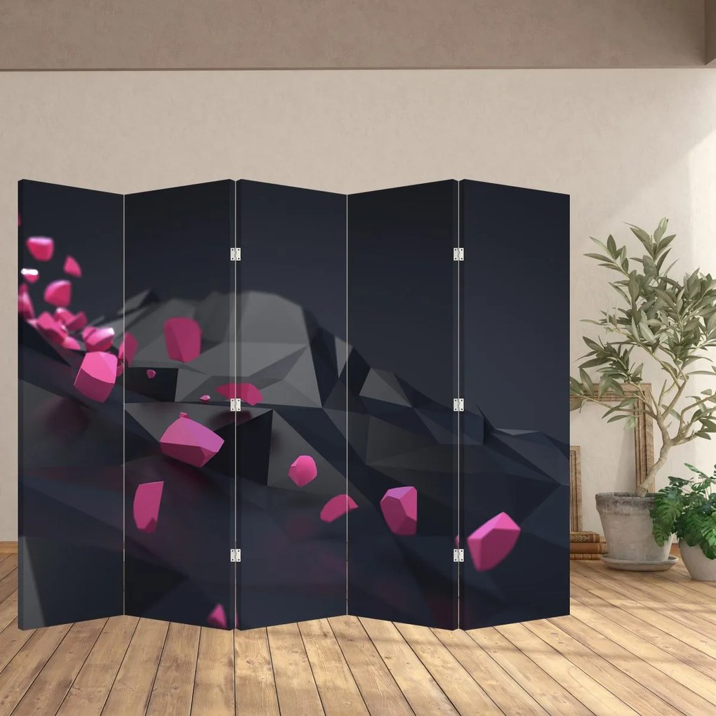 Paravan - 3D abstracție (210x170 cm)