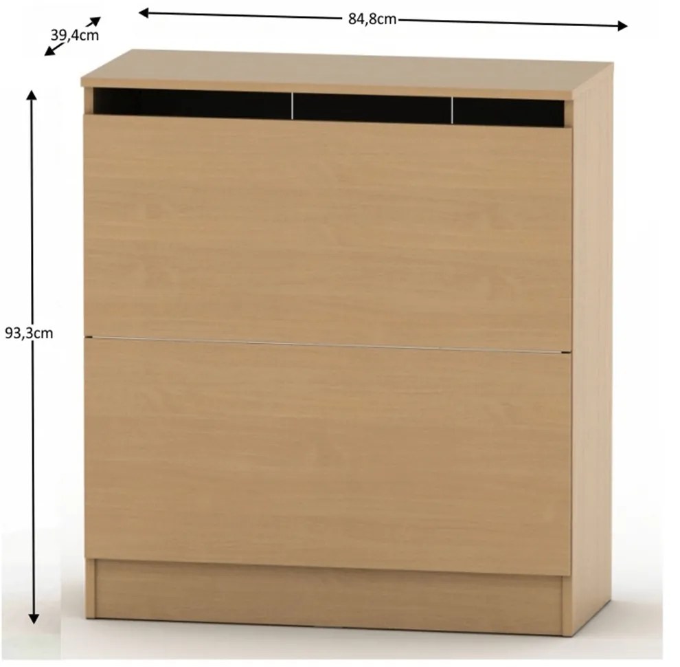 Dulap pentru perne si plapume, fag, BETTY NEW 2 BE-02-040