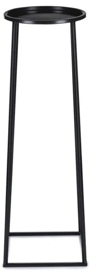 Suport pentru flori LOFT 70x24 cm negru