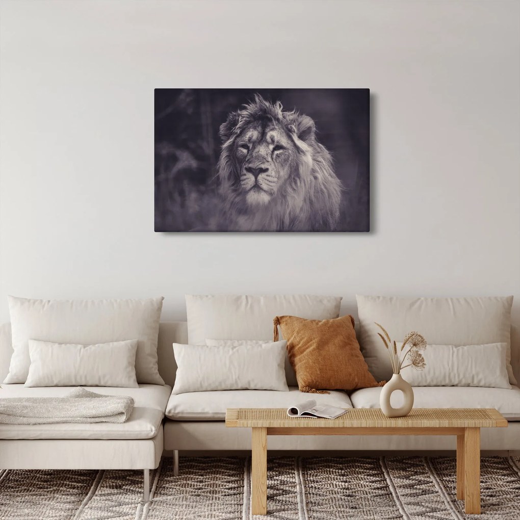 Tablou cu leu (90x60 cm)
