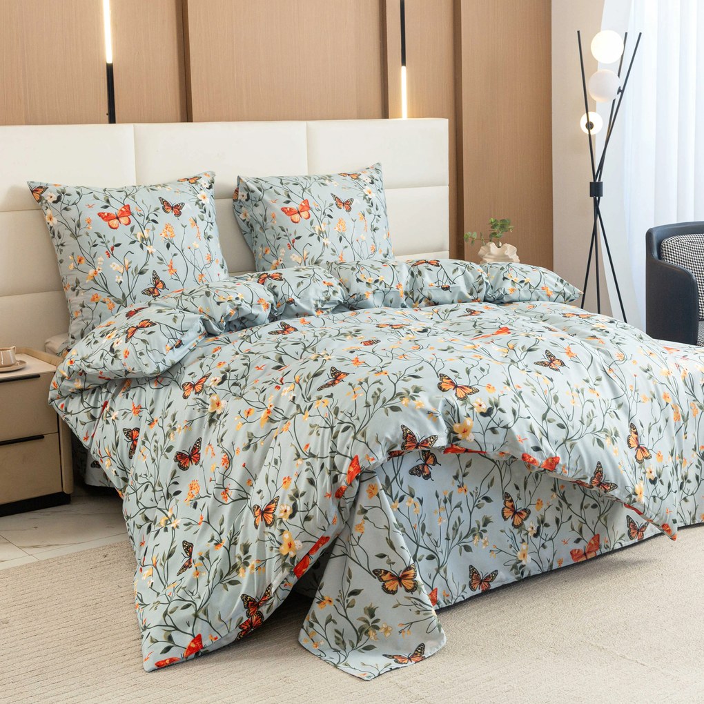 Lenjerie de pat din microfibra MONARCH WINGS  albastru deschis Dimensiune lenjerie de pat: 70 x 90 cm | 140 x 200 cm