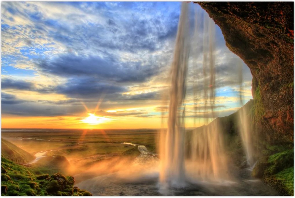 Tablou - Cascadă (90x60 cm)