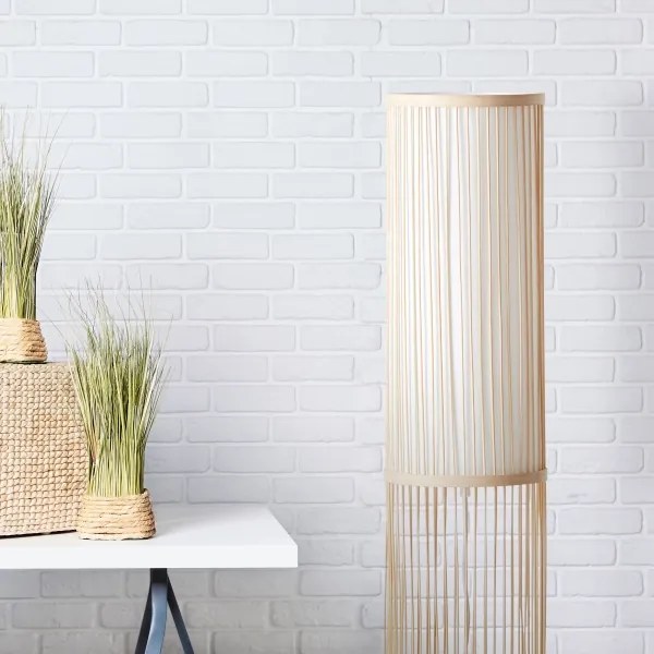 Brilliant - Lampă de podea NORI 1xE27/40W/230V bambus