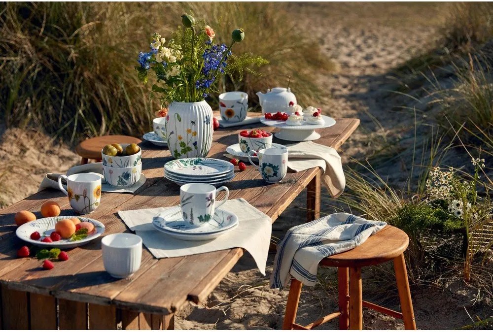 Farfurie albă pentru desert din porțelan ø 22 cm Hammershøi Summer – Kähler Design