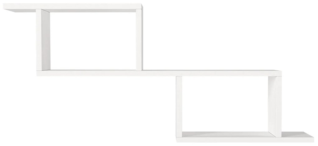 Etajera de Perete, UnicUtil, 101 x 24 x 45 cm, Alb