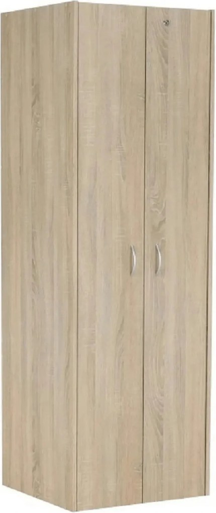Dulap TEMPO ASISTENT NEW 005, stejar sonoma, PAL melaminat, cu 2 usi,