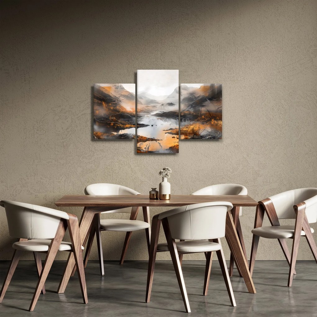 Tablou - Pictura peisajelor montane (90x60 cm)