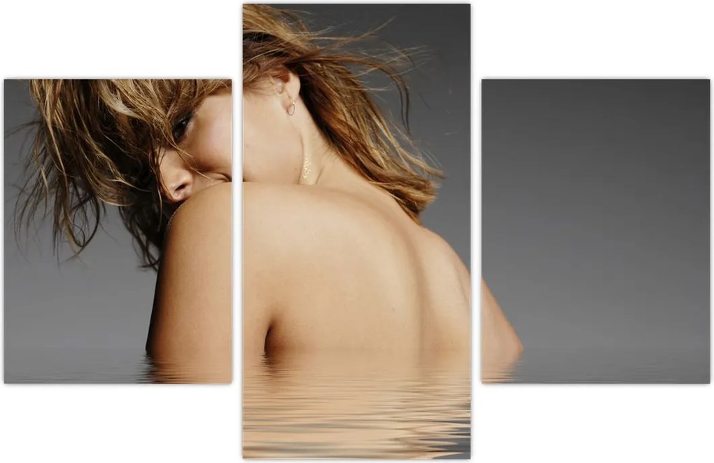 Tablou - Imaginea unei femei care face baie (90x60 cm)