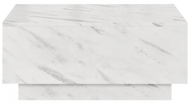 Măsuță cafea Nasonat 90 x 60 (marmură alb) (cu sp. depozitare). 1103744