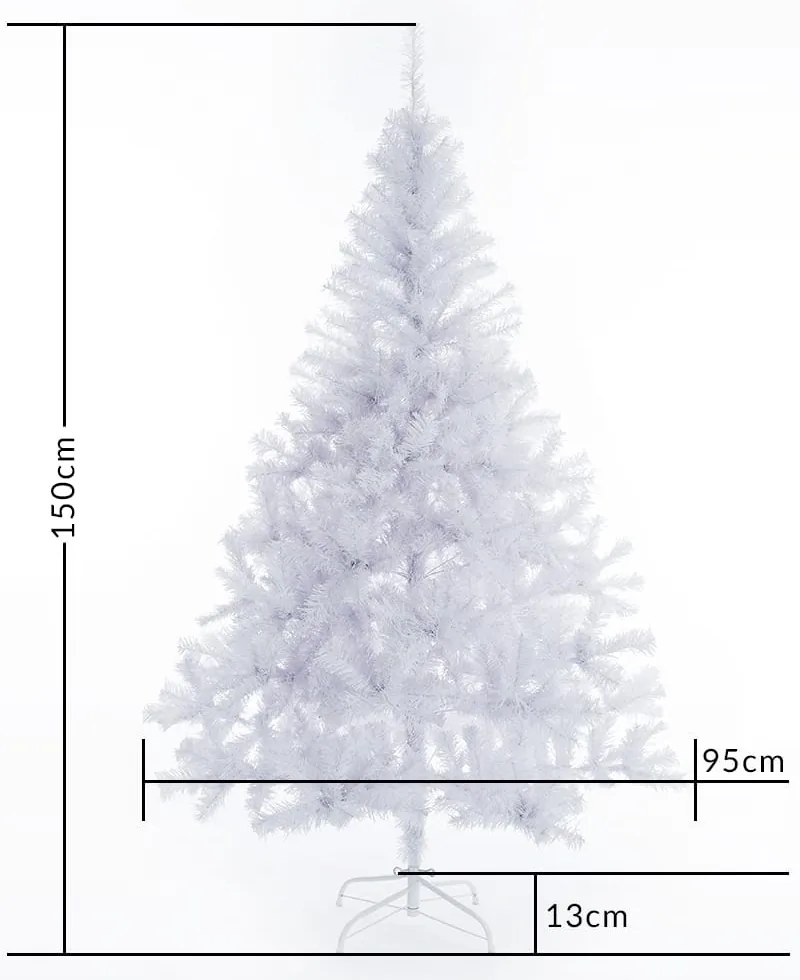 Deuba Brad artificial 150 cm - alb