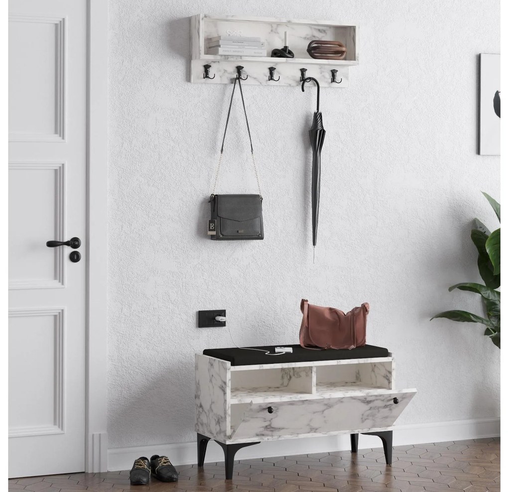 Mobilier hol Aliex 10 (marmură carrara). 1102256