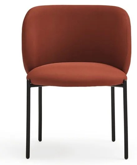 Set de scaune de sufragerie roșu 2 buc. tapițat Mogi – Teulat