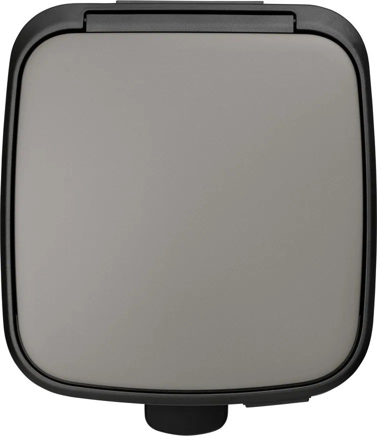 Coș de gunoi gri cu pedală din oțel 30 l Bo – Brabantia