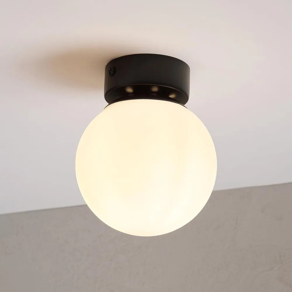 Plafonieră ELIAS 1xE14/5W/230V Ø 13 cm negru/alb