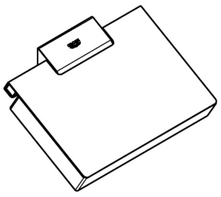 GROHE 40781000 - Suport pentru hârtie igienică SELECTION CUBE, crom lucios