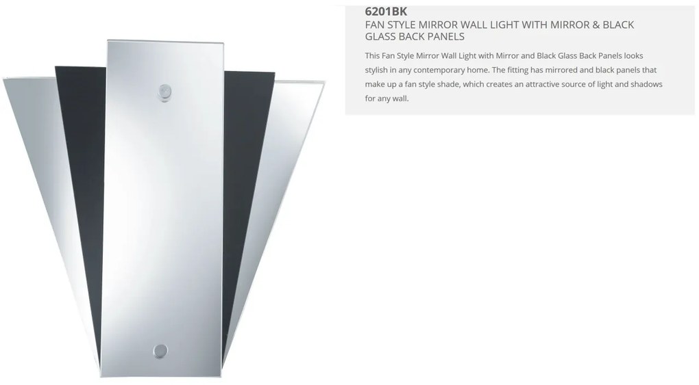 Aplica perete moderna design decorativ Wall 6201BK SRT