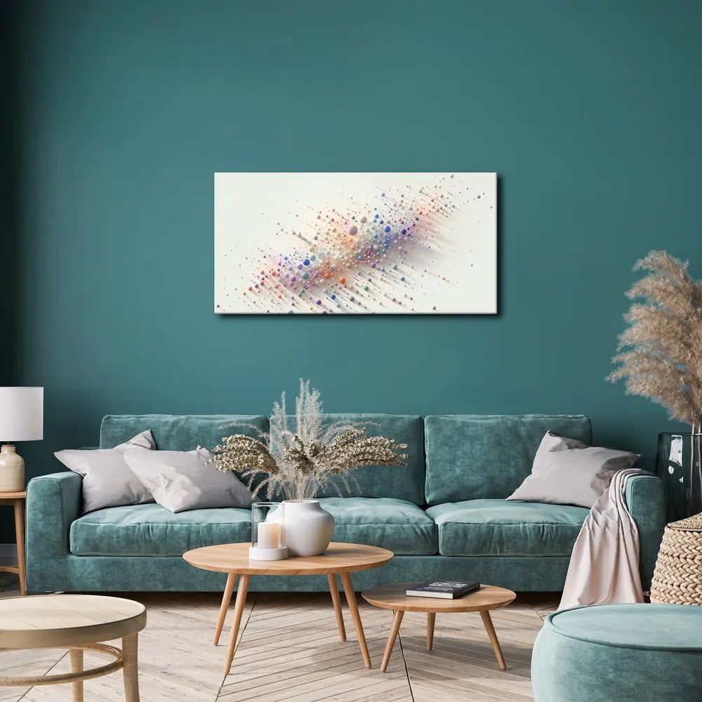 Tablou explozie de bule colorate pe pânză