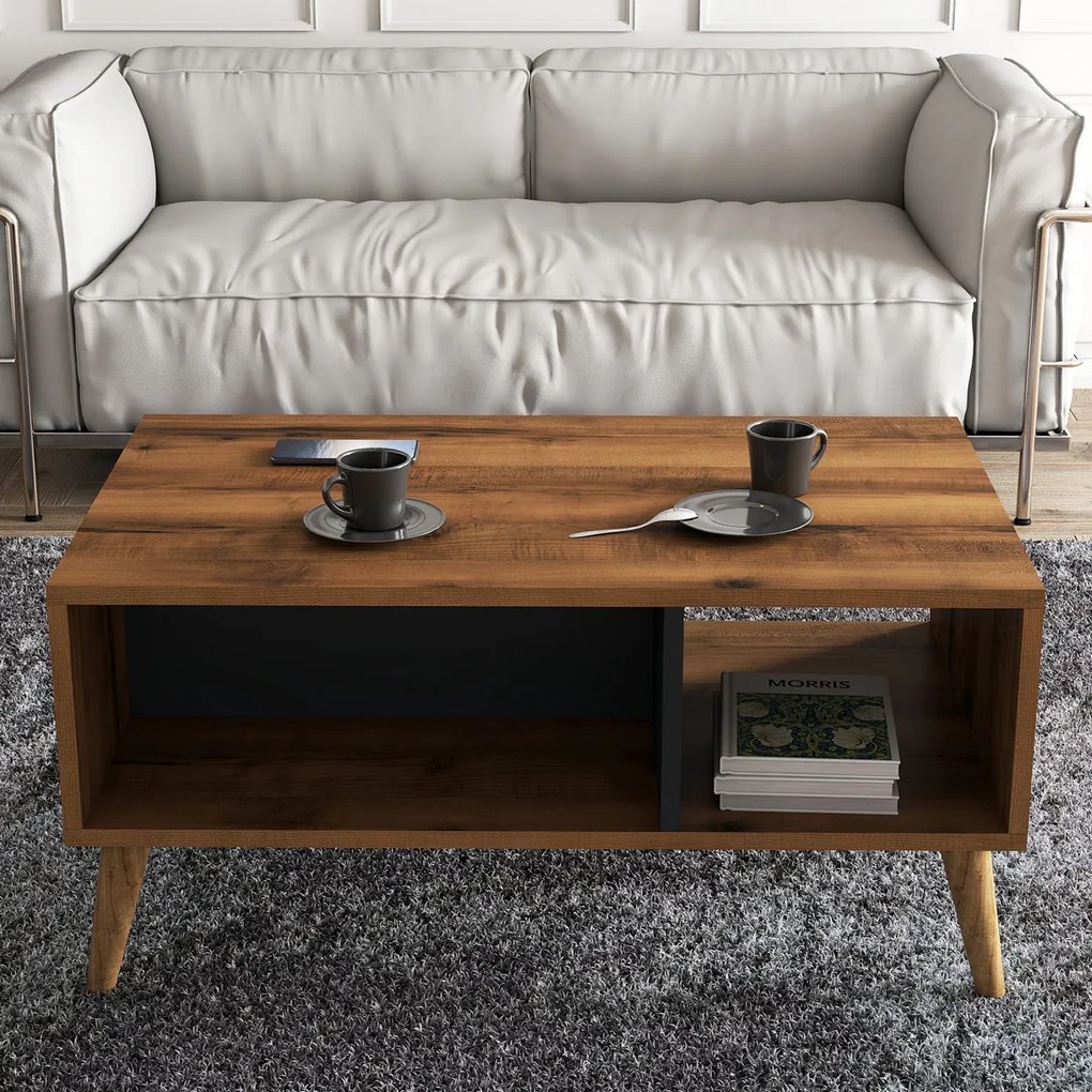 Măsuță de conferință Exxen Walnut, nuc