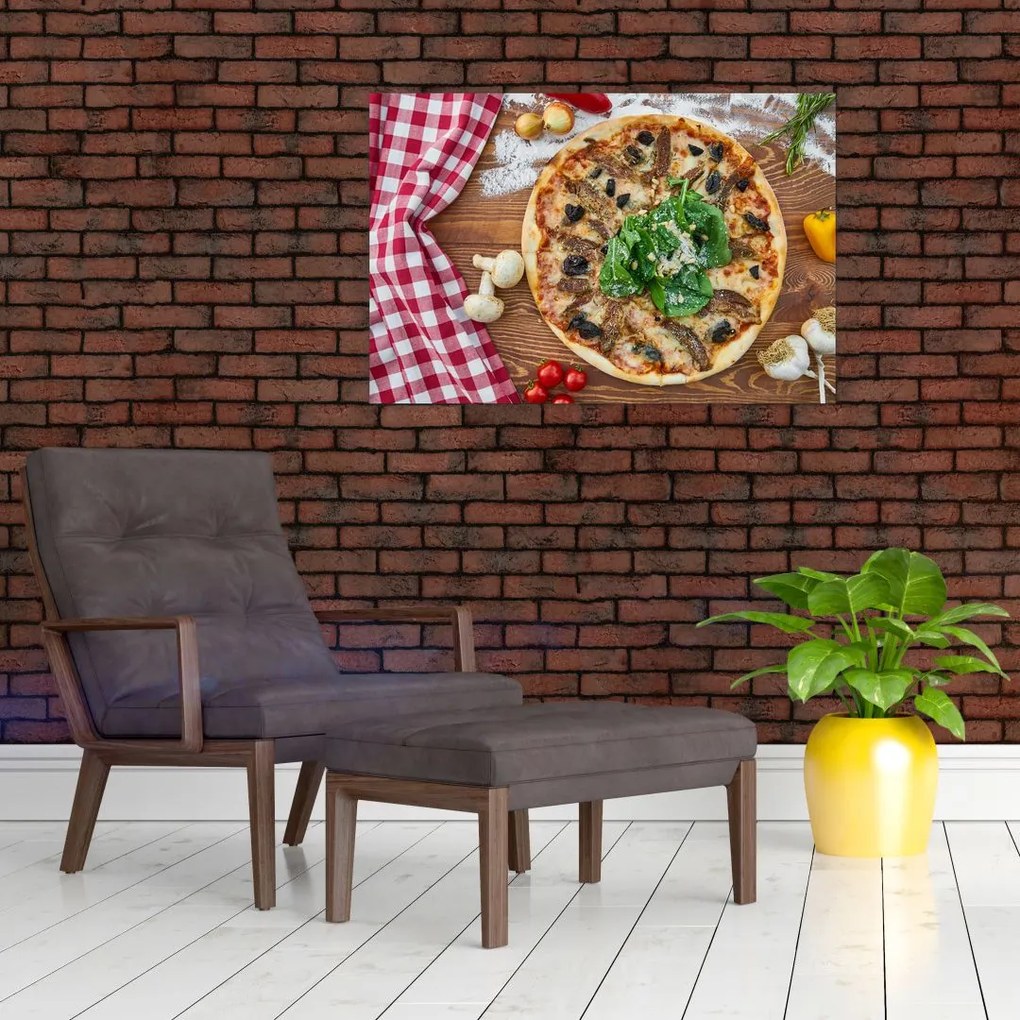 Tablou cu pizza (90x60 cm)