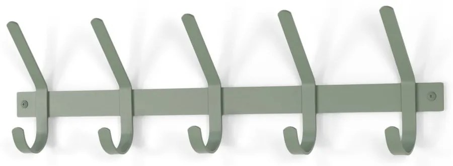 Cuier de perete verde prăfuit din metal 70 cm Dexter – Spinder Design
