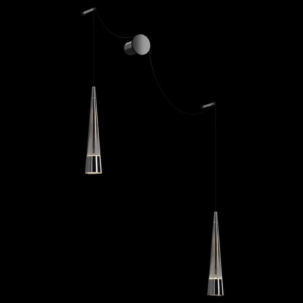 Aplica de perete cu 2 pendule LED design modern Sintesi