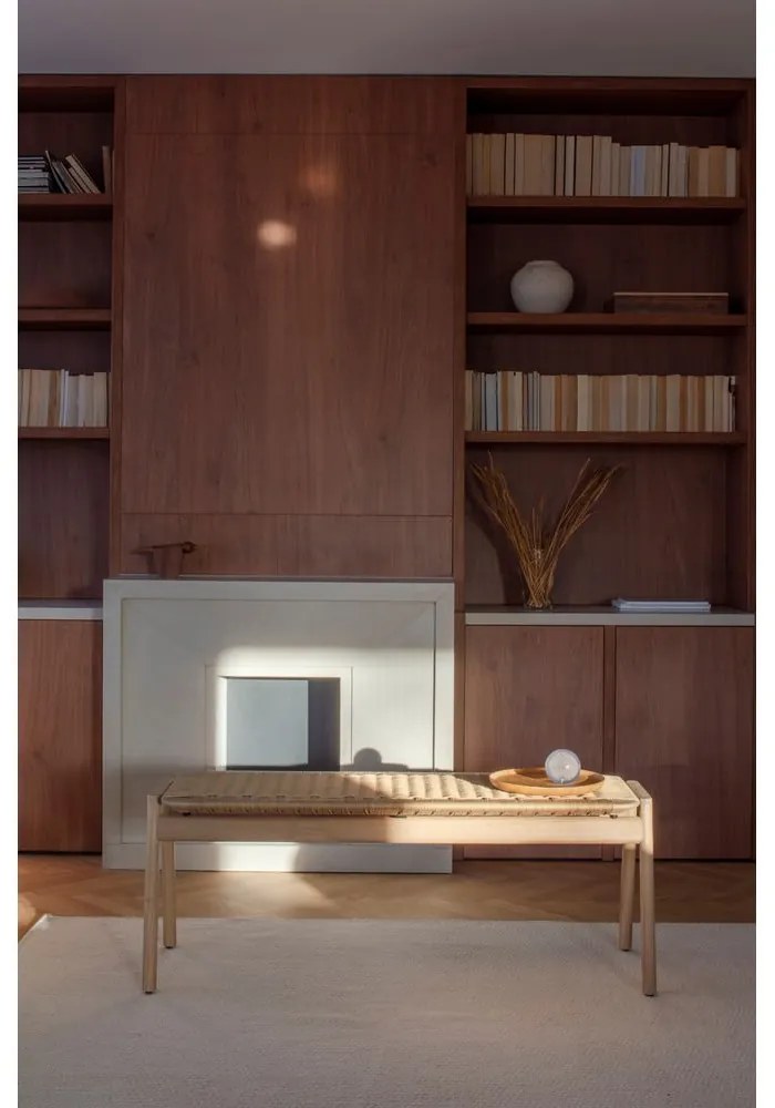 Bancă în culoare naturală Klupa – Gazzda