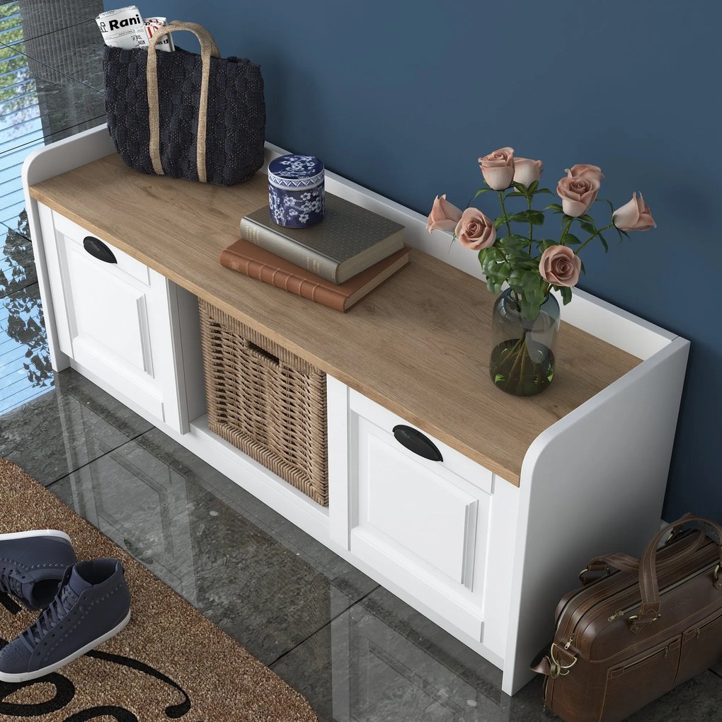 Comodă pentru pantofi P2 - 1808 - Walnut