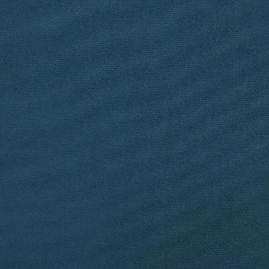 Scaun de bucatarie pivotant, albastru, catifea 1, Albastru
