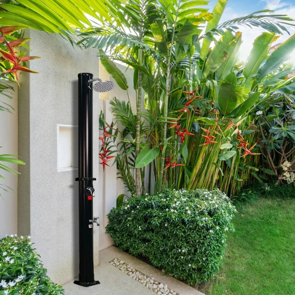 Duș solar DELFINA, 20 l, negru Jurhan