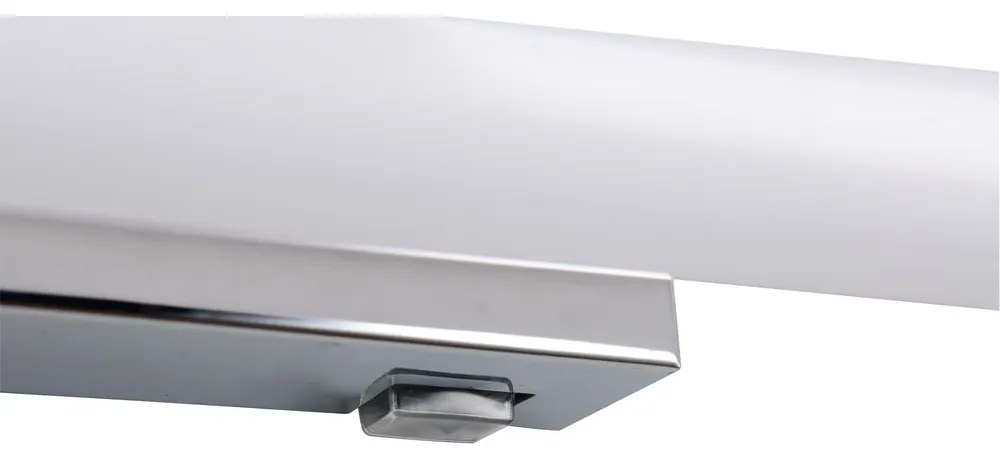 Aplică de perete argintiu-lucios LED Mattimo – Trio