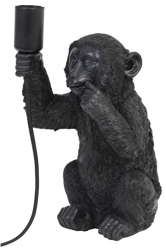 Veioză neagră (înălțime 34 cm) Monkey – Light &amp; Living