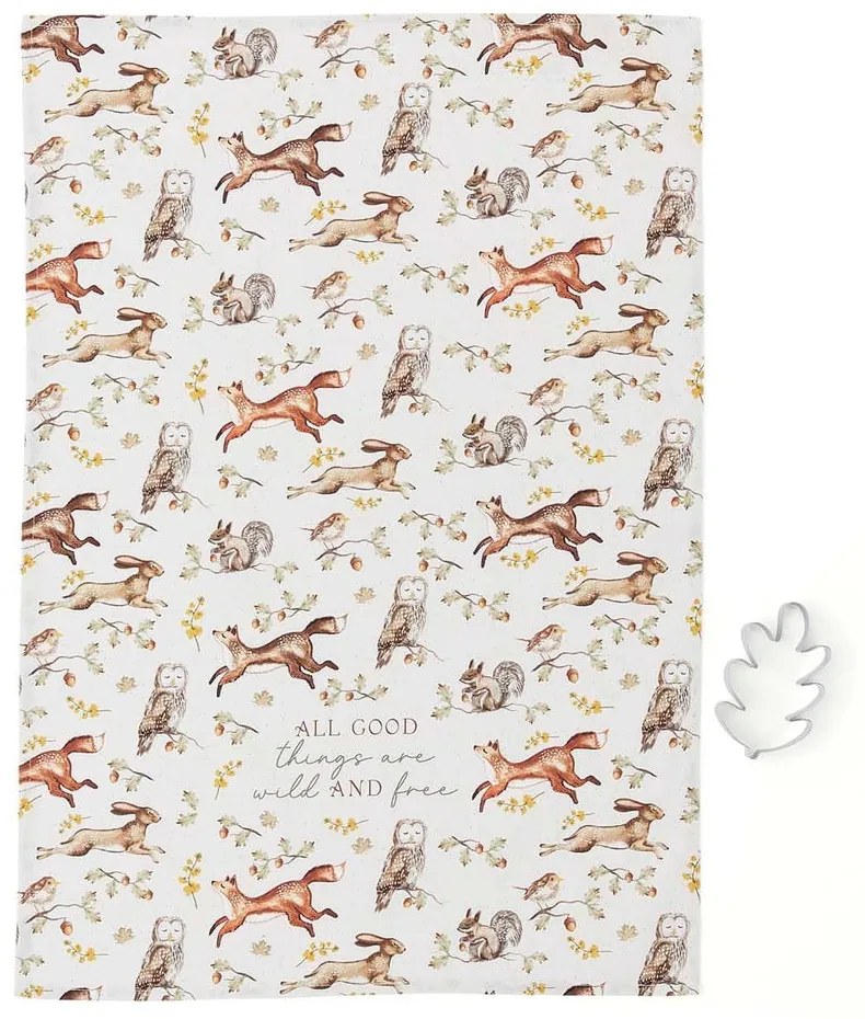 Prosoape de vase 2 buc. din bumbac 45x65 cm Forest Fable – Cooksmart ®