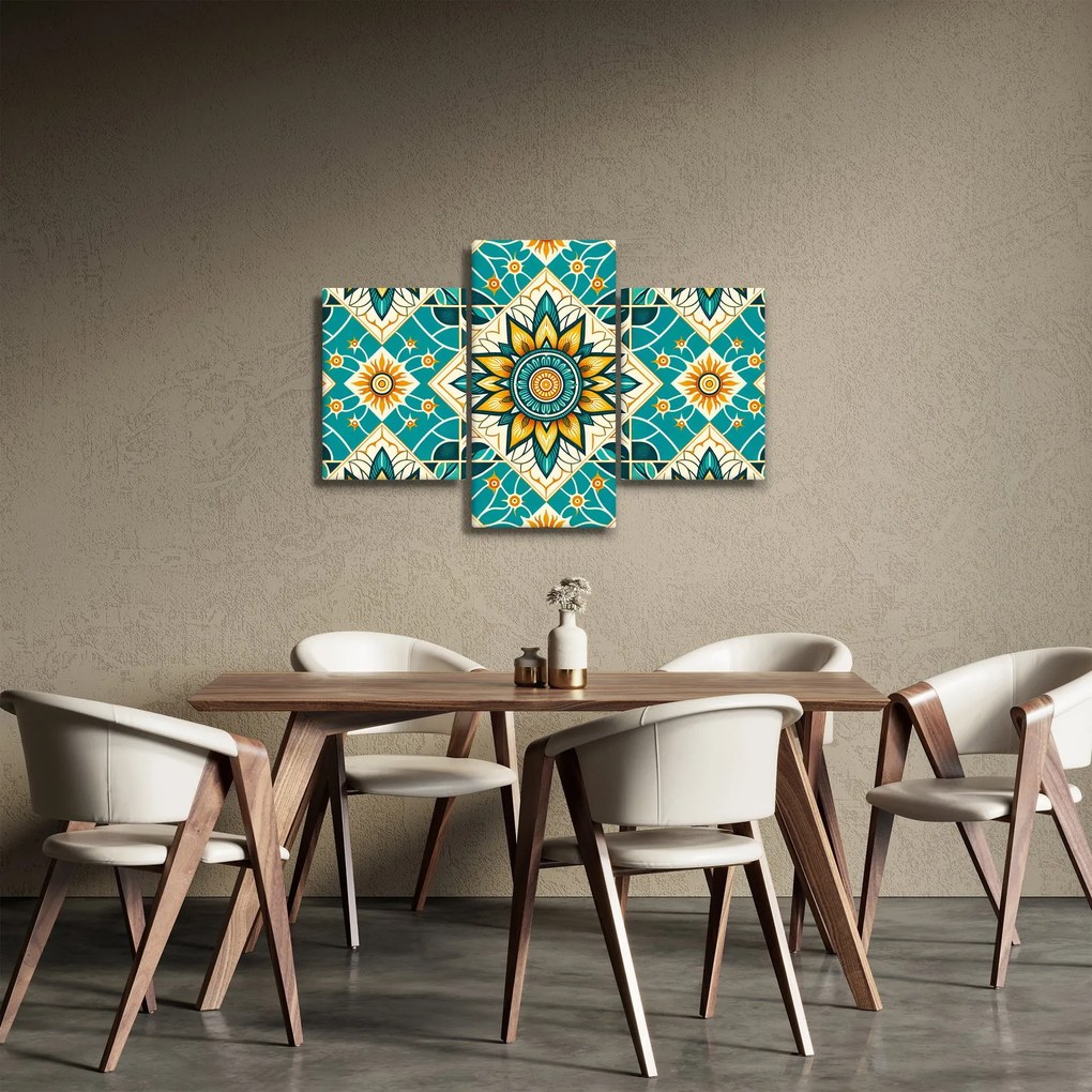 Tablou - Model turcoaz (90x60 cm)